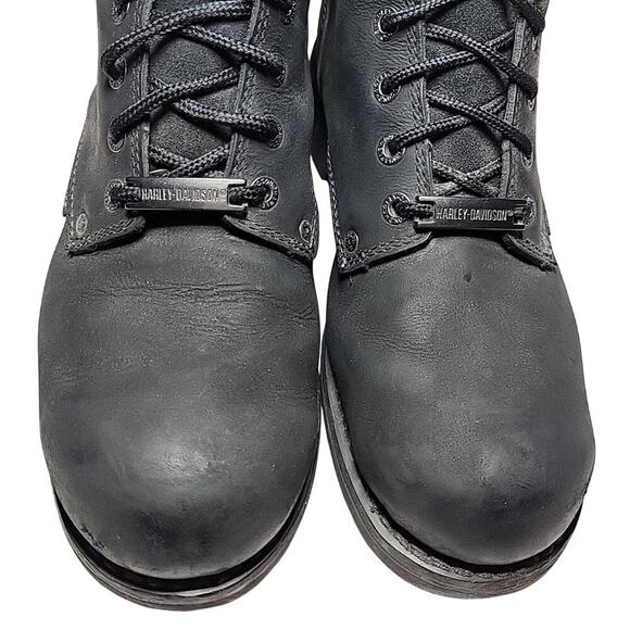 HARLEY DAVIDSON Boots Black Leather 5.5\